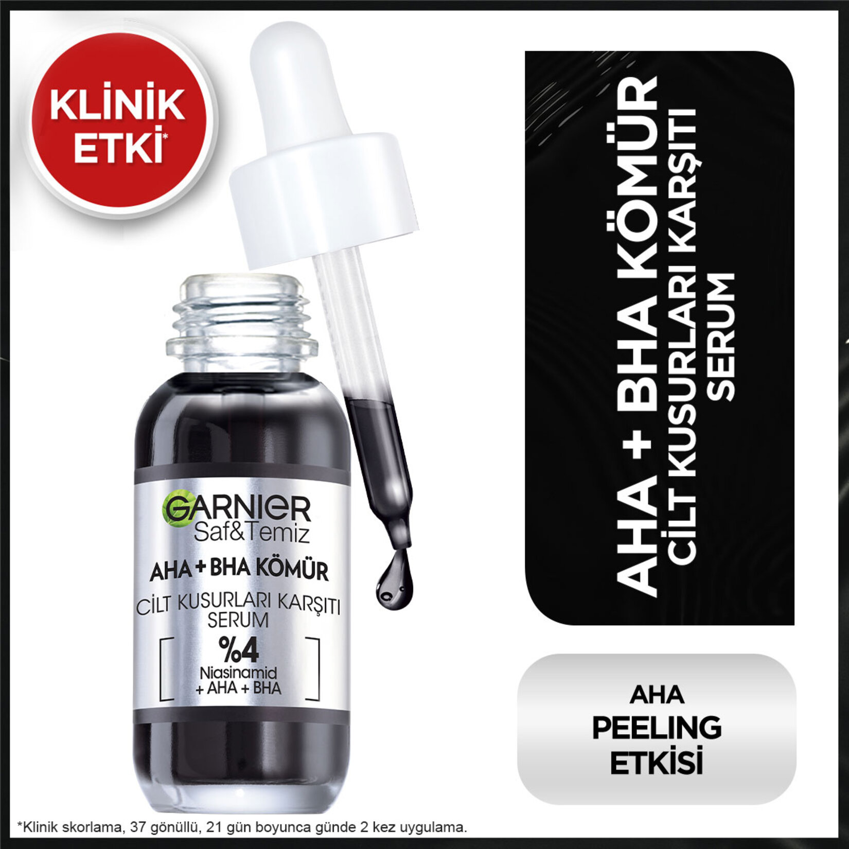 Garnier Kömür Cilt Kusurları Karşıtı Serum 30 Ml - Görsel 2