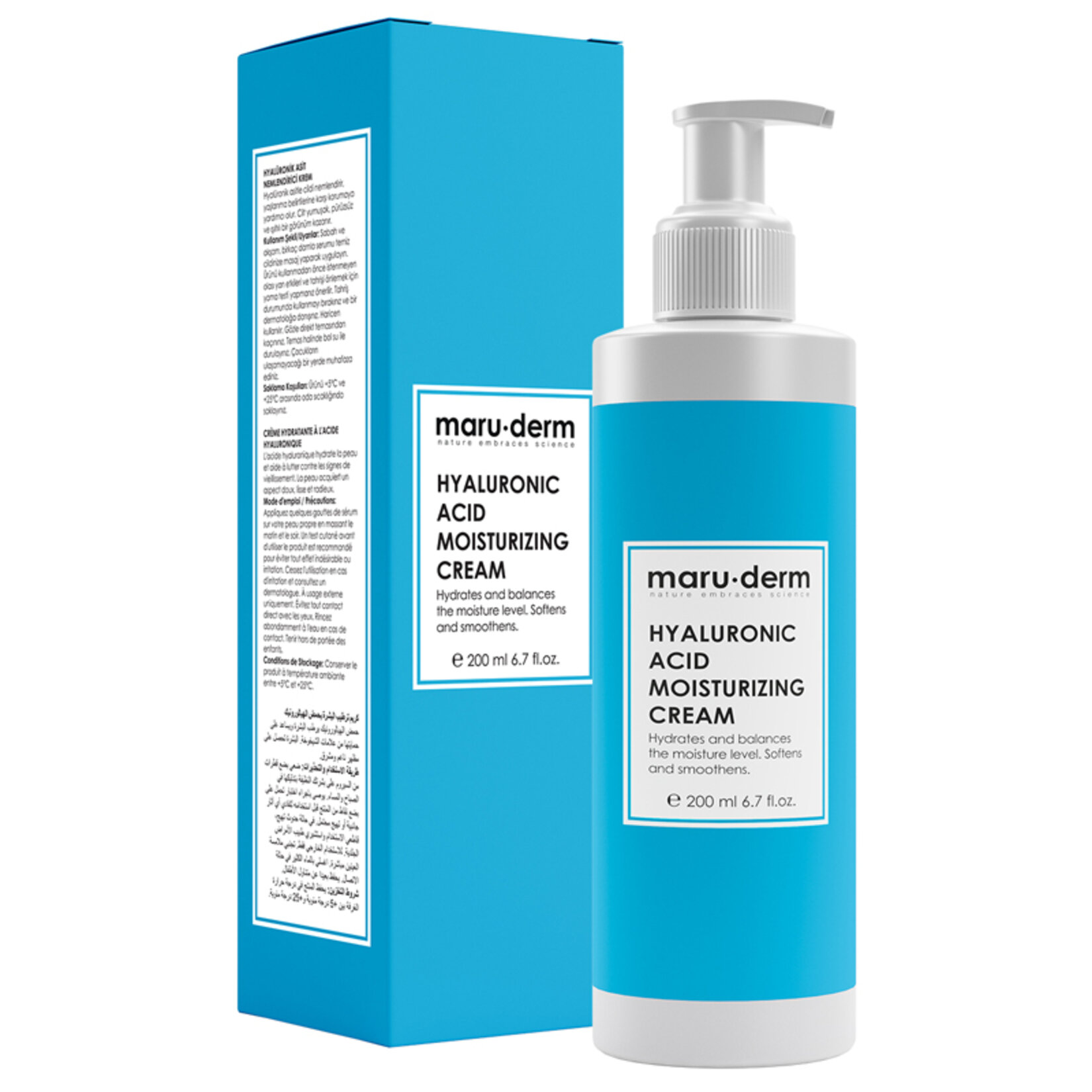 Maruderm Hyalüronik Asit Nemlendirici Krem 200 Ml - Görsel 1