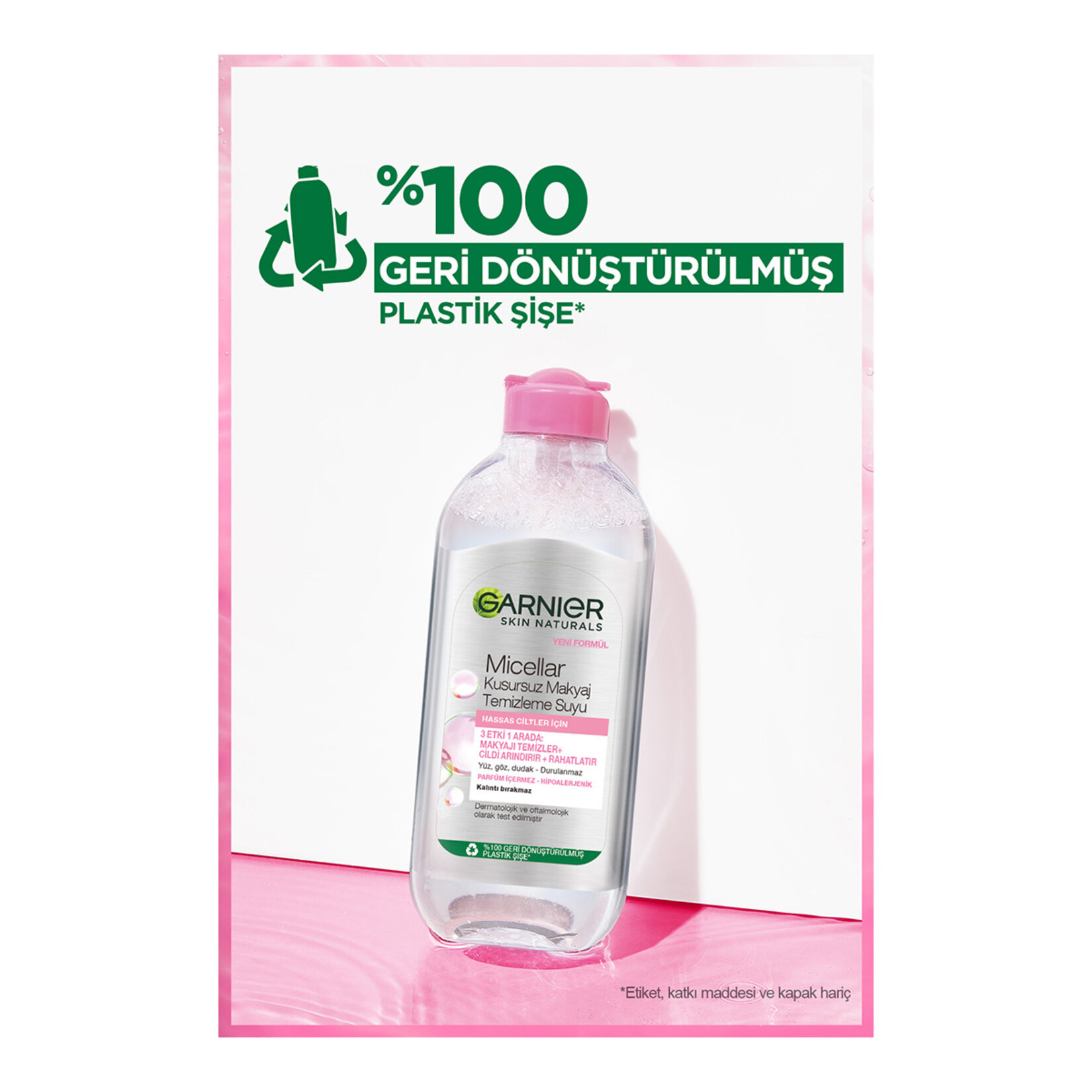 Garnier Kusursuz Makyaj Temizleme Suyu 400Ml + Pamuk Hediye - Görsel 4