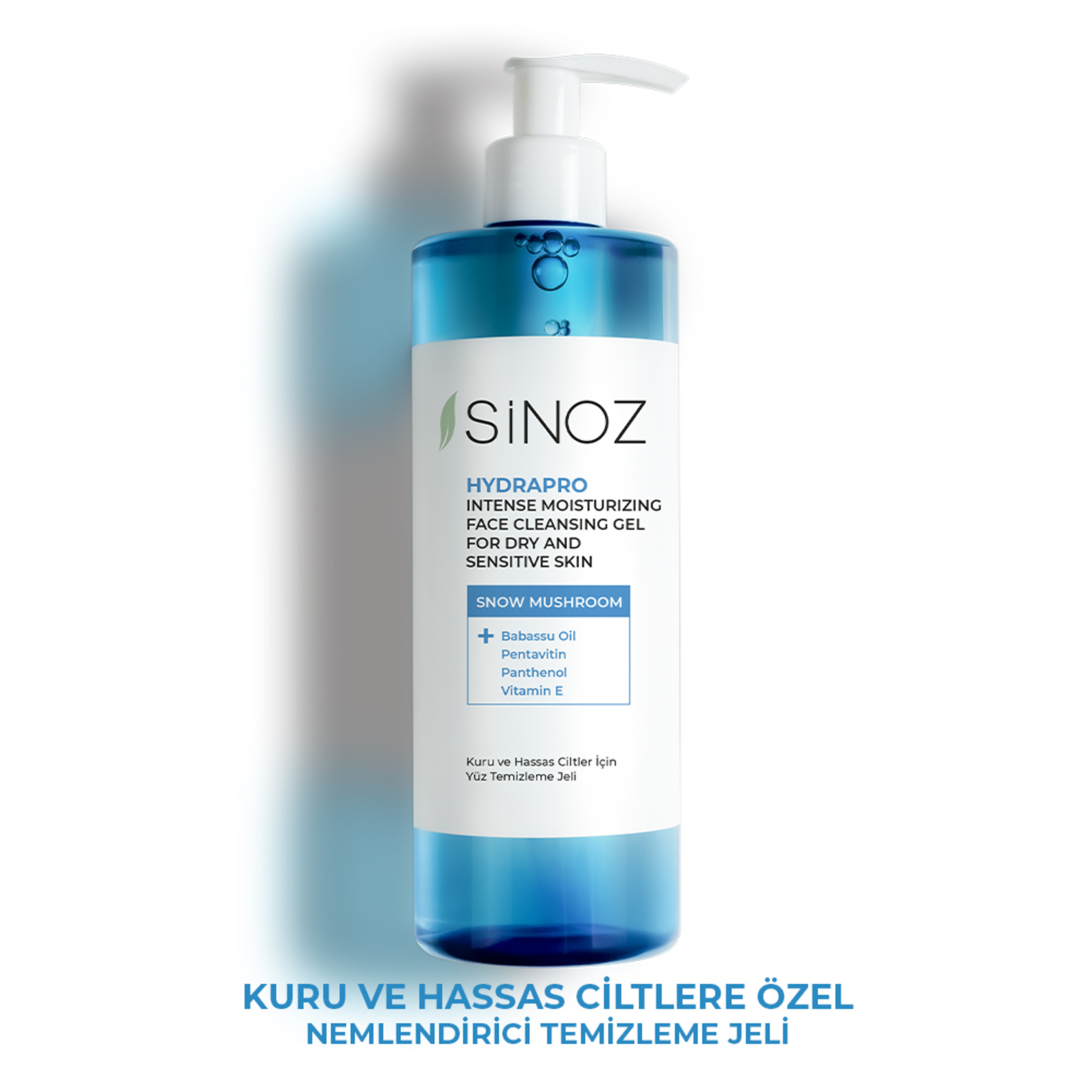 Sinoz Kuru & Hassas Cilter Nemlendirici Yüz Temizleme Jeli 400 Ml - Görsel 3