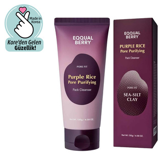 Eqqualberry Purple Rice Pore Pack Cleanser 130 G