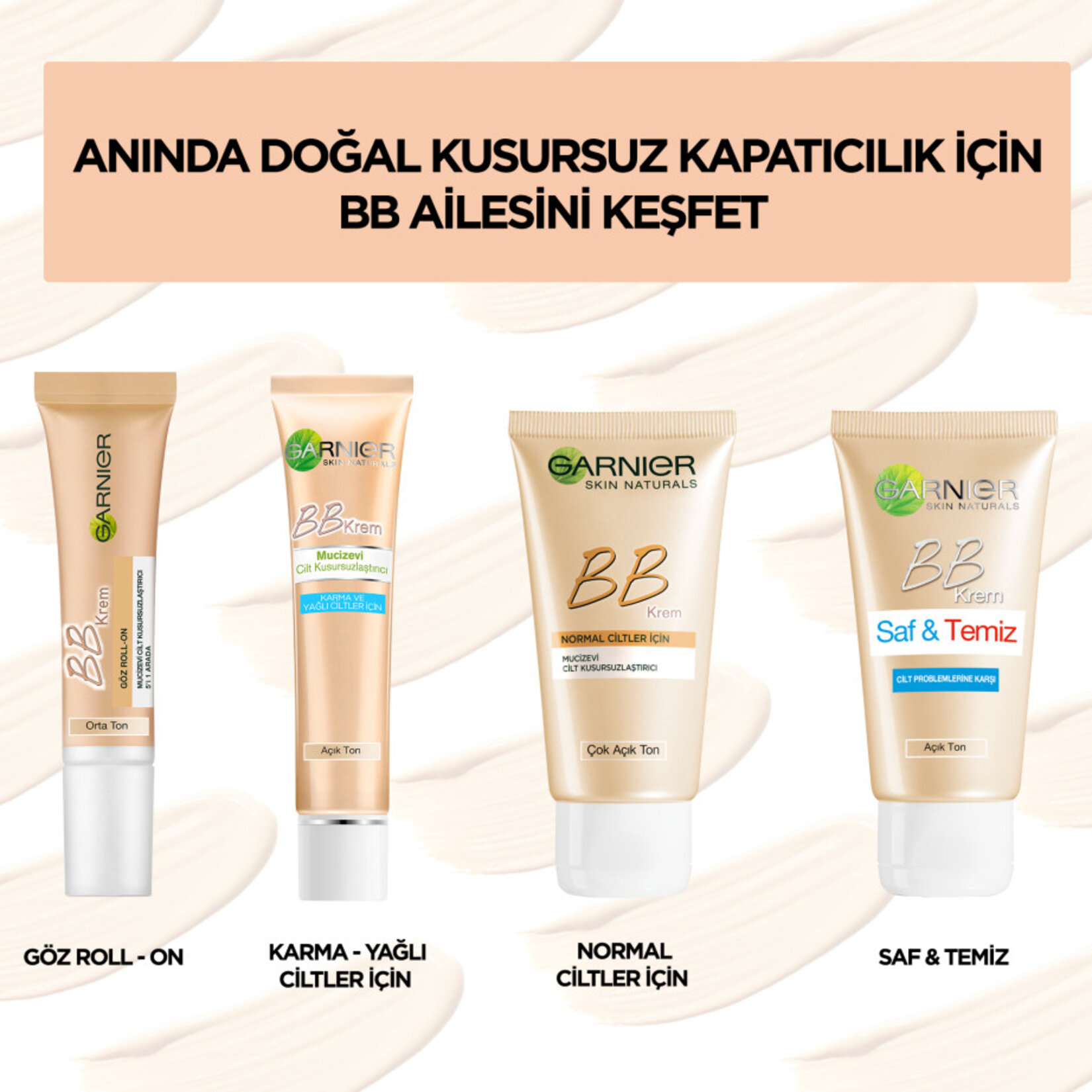 Garnier Karma Yağlı Ciltler için Hyaluronik Aloe BB Krem Açık Ton SPF 25 50ML - Görsel 4