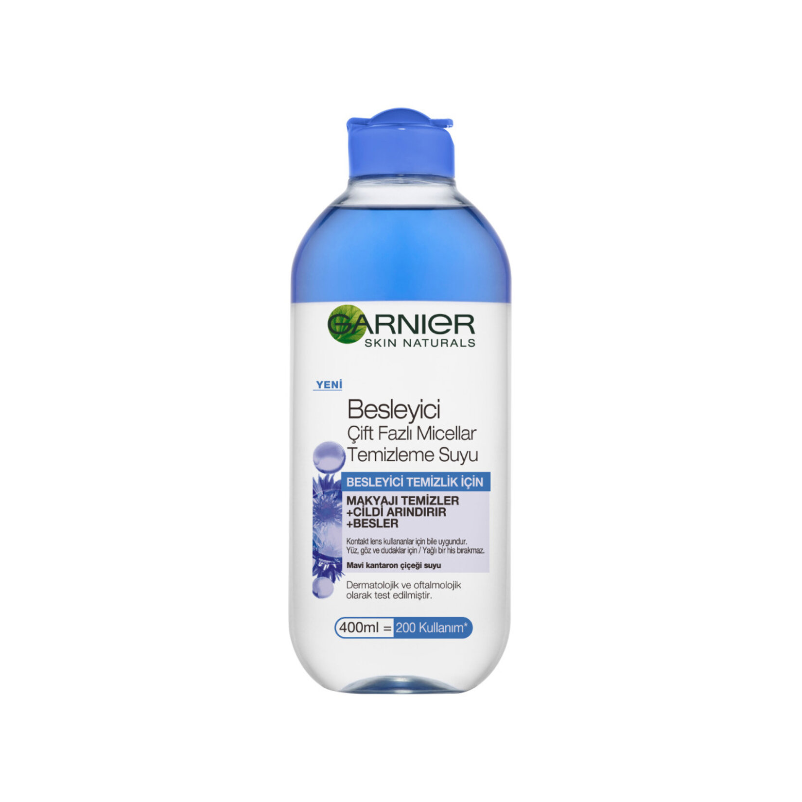 Garnier Besleyici Çift Fazlı Micellar Temizleme Suyu 400ML - Görsel 1