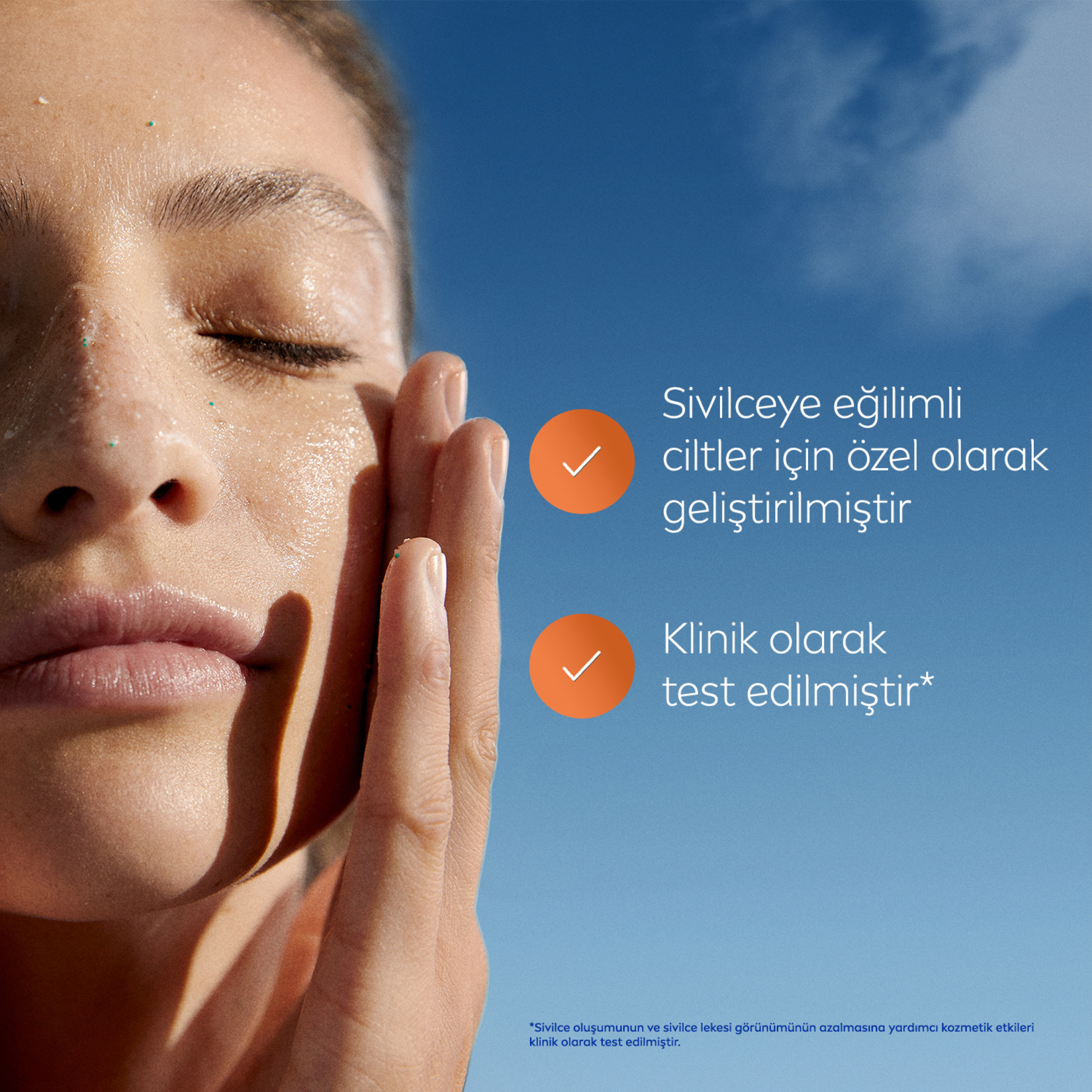 NIVEA Derma Skin Clear Sivilce Karşıtı Yüz Temizleyici Peeling 150ml - Görsel 4