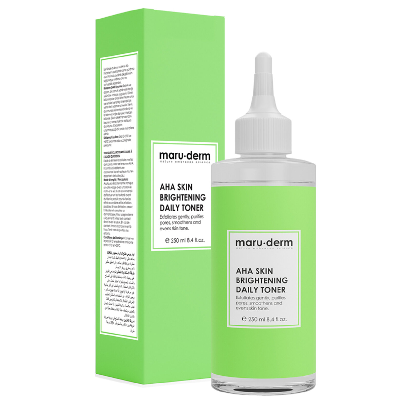 Maruderm Leke Karşıtı Aydınlatıcı Aha Tonik 250 Ml - Görsel 1