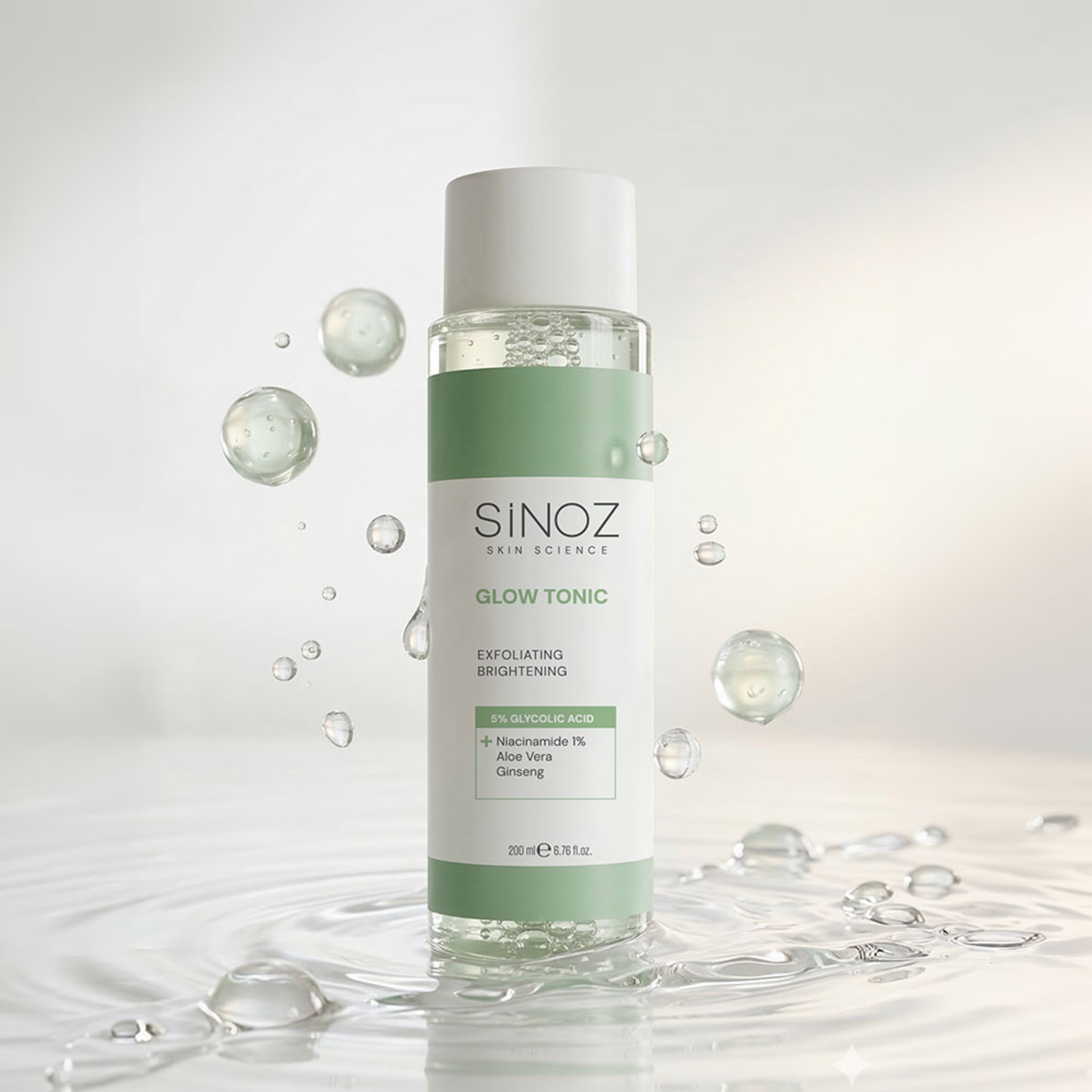 Sinoz Glow %5 Glycolıc Acıd Işıltı Verici Tonik 20Ml - Görsel 4