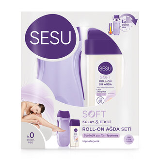 Sesu Soft Makineli Roll-on Ağda Seti