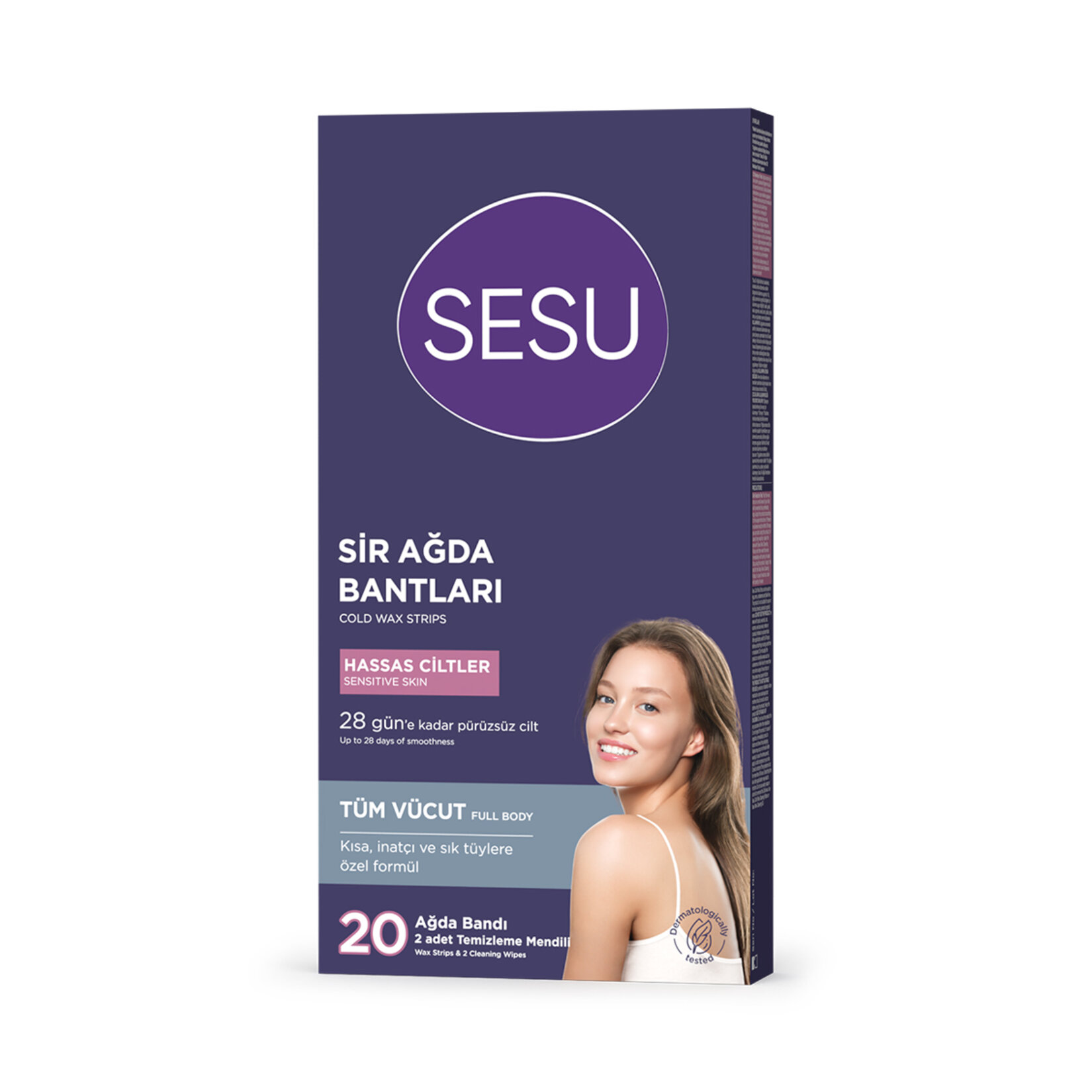 Sesu Ağda Bandı 20'li Hassas Cilt