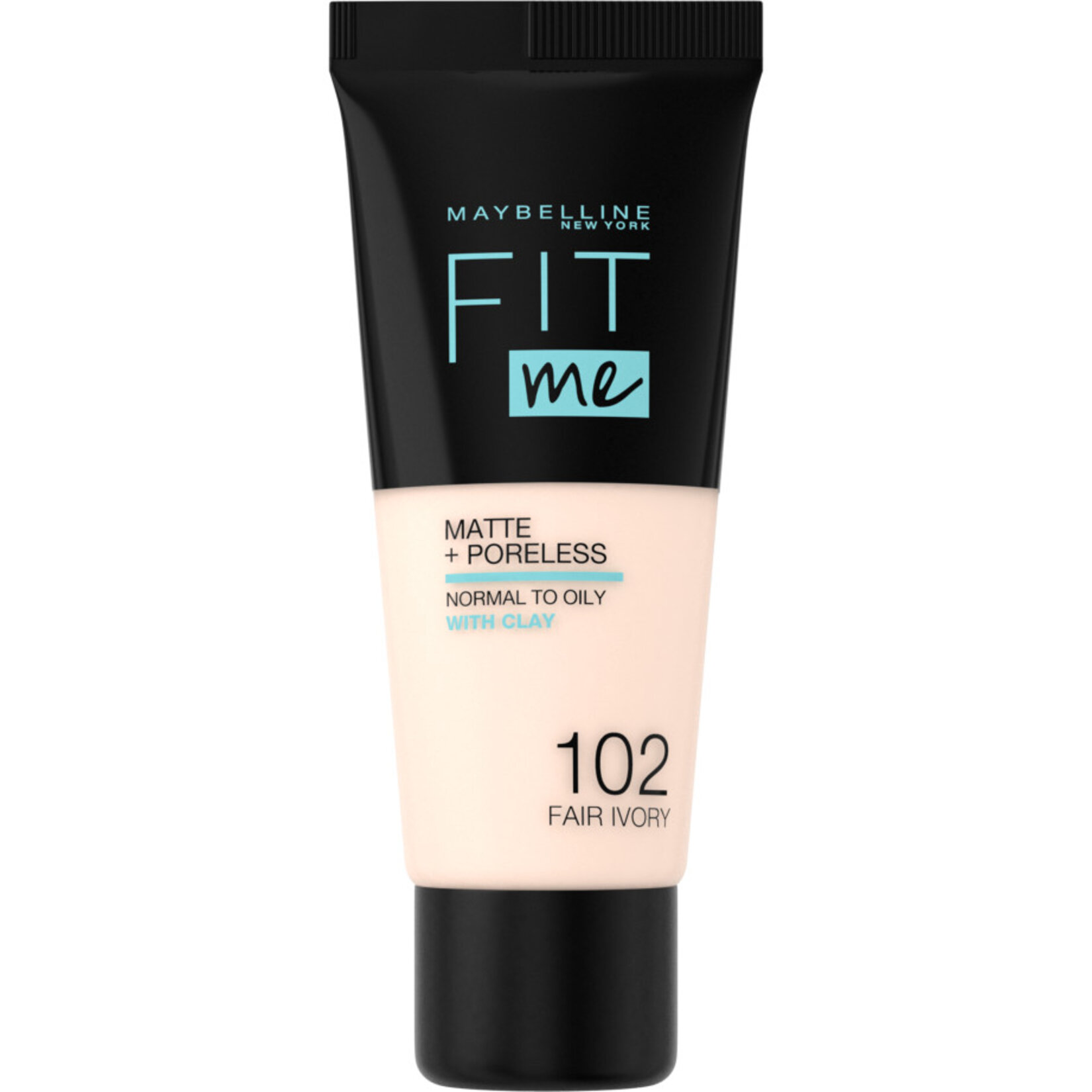 Maybelline New York Fit Me Matte+Poreless Fondöten - 102 Fair Ivory - Görsel 1
