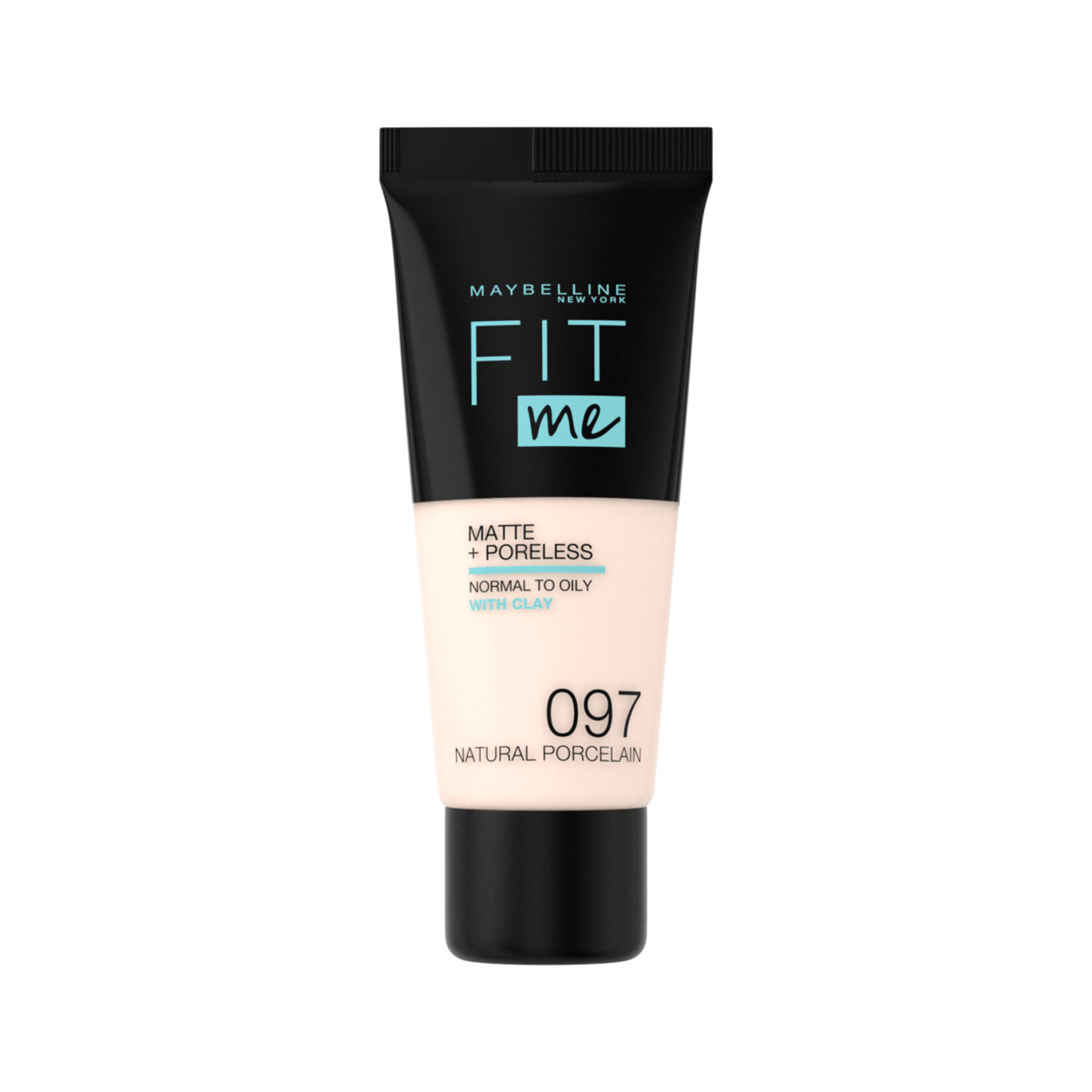 Maybelline New York Fit Me Matte+Poreless Fondöten - 97 Natural Porcelain - Görsel 1