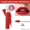 Maybelline New York Super Stay Matte Ink Likit Mat Ruj - 118 Dancer - Kiremit Kırmızı - Görsel 5