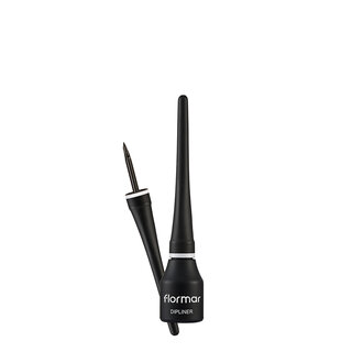 Flormar Yoğun Pigmentli ve Kremsi Dokulu Yarı Mat Dipliner - 000 Black