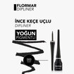 Flormar Yoğun Pigmentli ve Kremsi Dokulu Yarı Mat Dipliner - 000 Black - Görsel 4