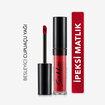 Flormar Silk Matte Uzun Süre Kalıcı İpeksi Dokulu Likit Mat Ruj - 007 Claret Red - Görsel 2