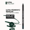 Flormar Ultra Eyeliner Yoğun Renk Veren Kremsi Dokulu Göz Kalemi - 014 Dark Green - Görsel 5