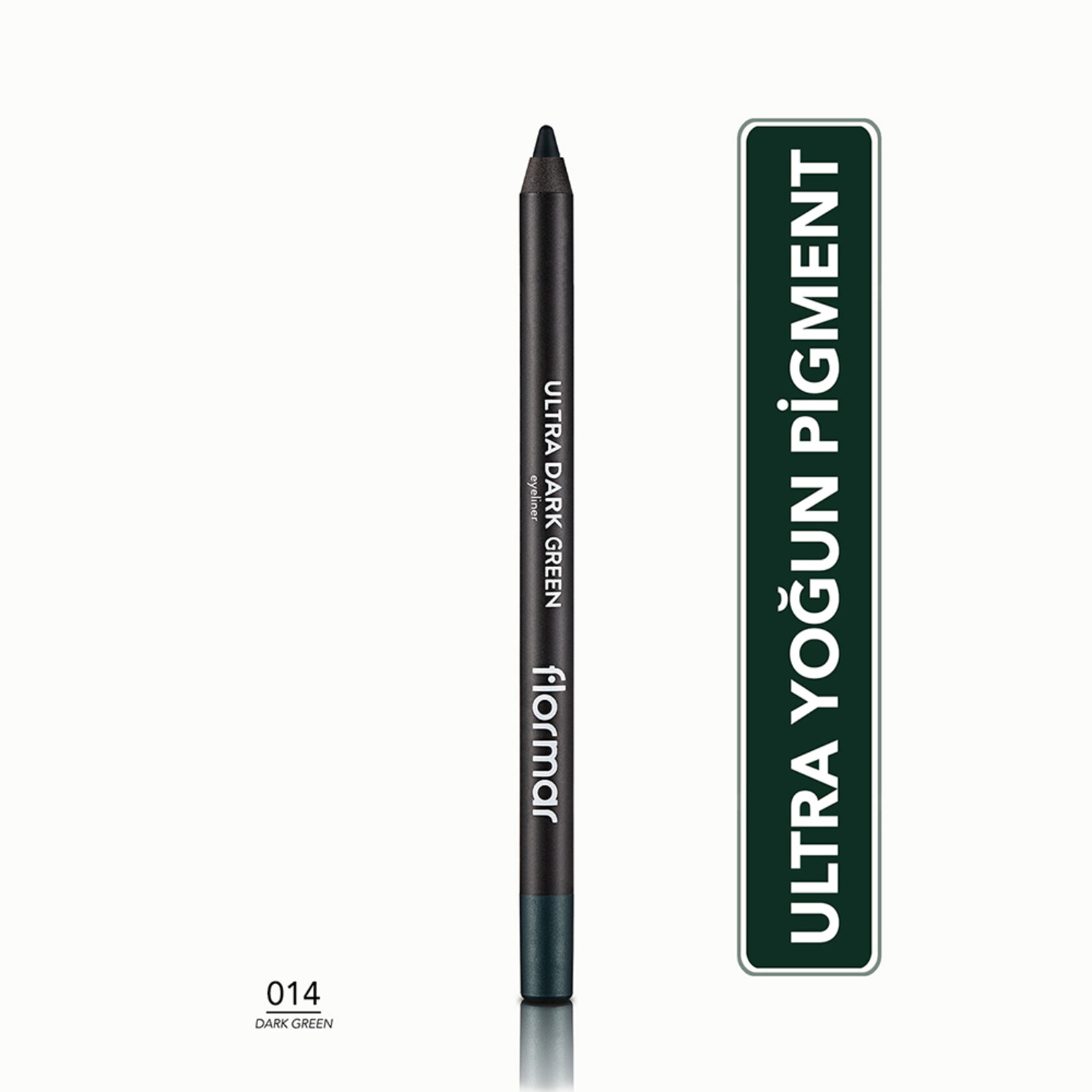 Flormar Ultra Eyeliner Yoğun Renk Veren Kremsi Dokulu Göz Kalemi - 014 Dark Green - Görsel 2