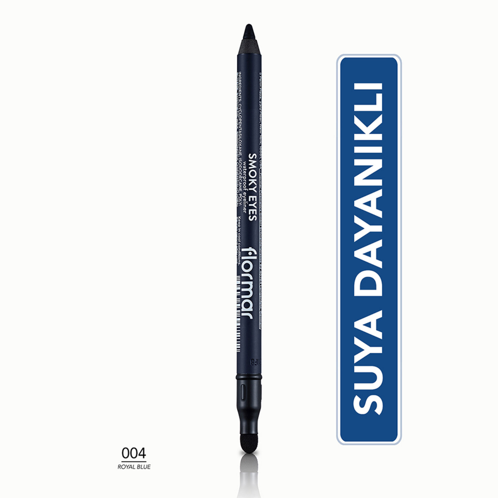 Flormar Smoky Eyes Gölgelendirici Aplikatörlü Göz Kalemi - 004 Royal Blue - Görsel 2