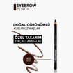Flormar Doğal Görünüm Veren Fırçalı Kaş Kalemi - 402 Brown - Görsel 5