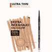 Flormar Ultra Thin Asansörlü ve Fırçalı İnce Uçlu Kaş Kalemi - 001 Beige - Görsel 5