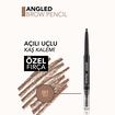 Flormar Angled Kesik Uçlu Kendinden Fırçalı Asansörlü Kaş Kalemi - 001 Beige - Görsel 5