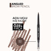 Flormar Angled Kesik Uçlu Asansörlü Kaş Kalemi - 003 Brown - Görsel 5