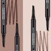 Flormar Brow Micro Filler Pratik Kaş Doldurma Kalemi - 001 Light Brown - Görsel 5
