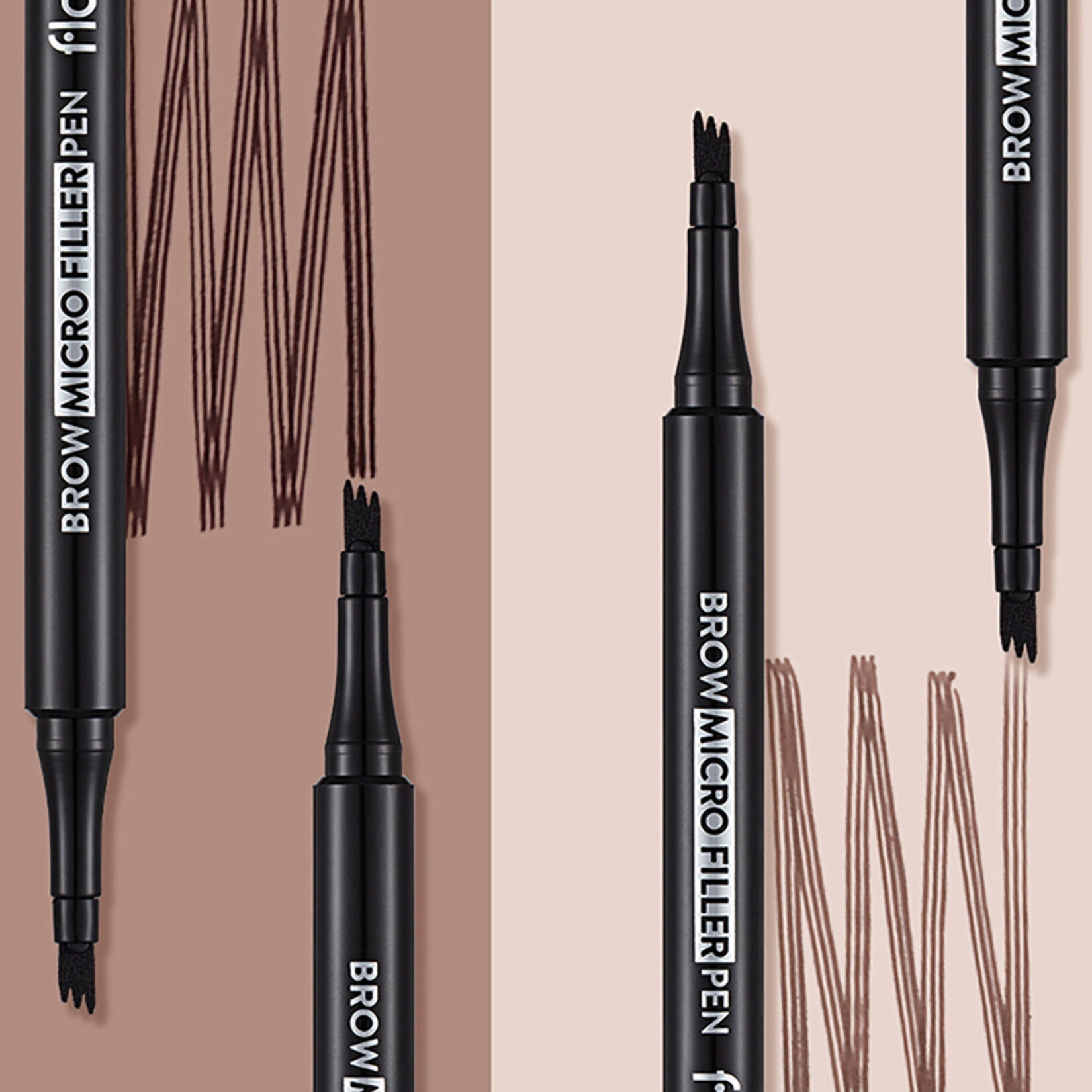 Flormar Brow Micro Filler Pratik Kaş Doldurma Kalemi - 001 Light Brown - Görsel 5