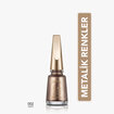 Flormar Star Shine Yoğun Renk Veren Metalik Oje - 002 Famous - Görsel 2