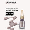Flormar Star Shine Yoğun Renk Veren Metalik Oje - 003 Lilac Sparkle - Görsel 4