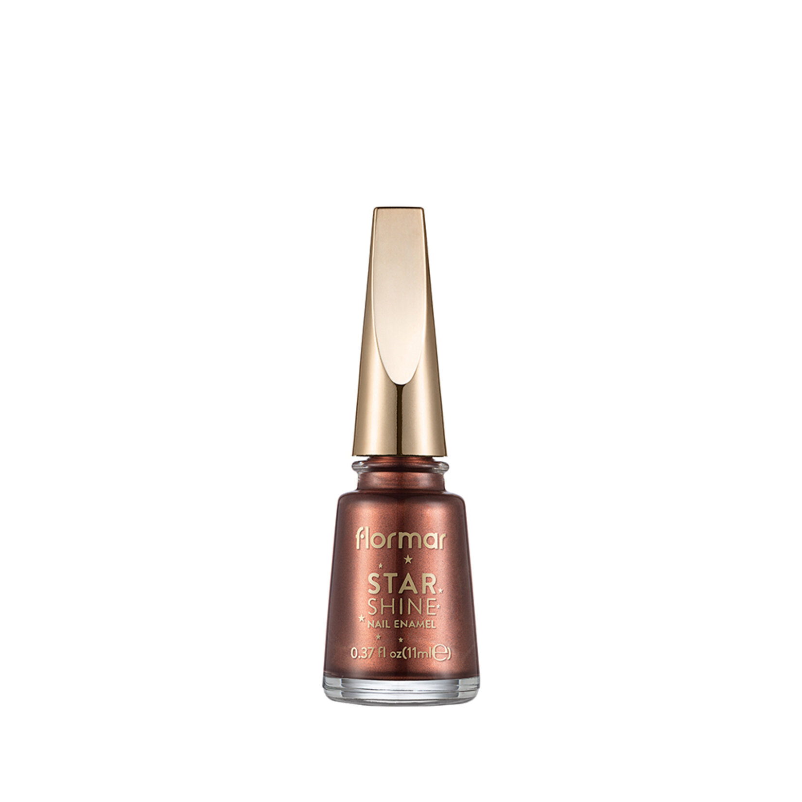 Flormar Star Shine Yoğun Renk Veren Metalik Oje - 005 Bronze Flash - Görsel 1