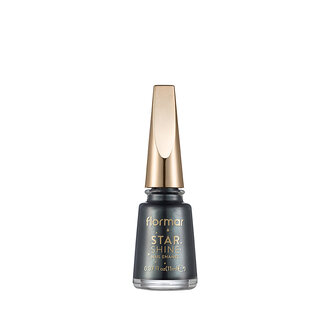 Flormar Star Shine Yoğun Renk Veren Metalik Oje - 006 Dark Romance