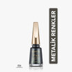 Flormar Star Shine Yoğun Renk Veren Metalik Oje - 006 Dark Romance - Görsel 2