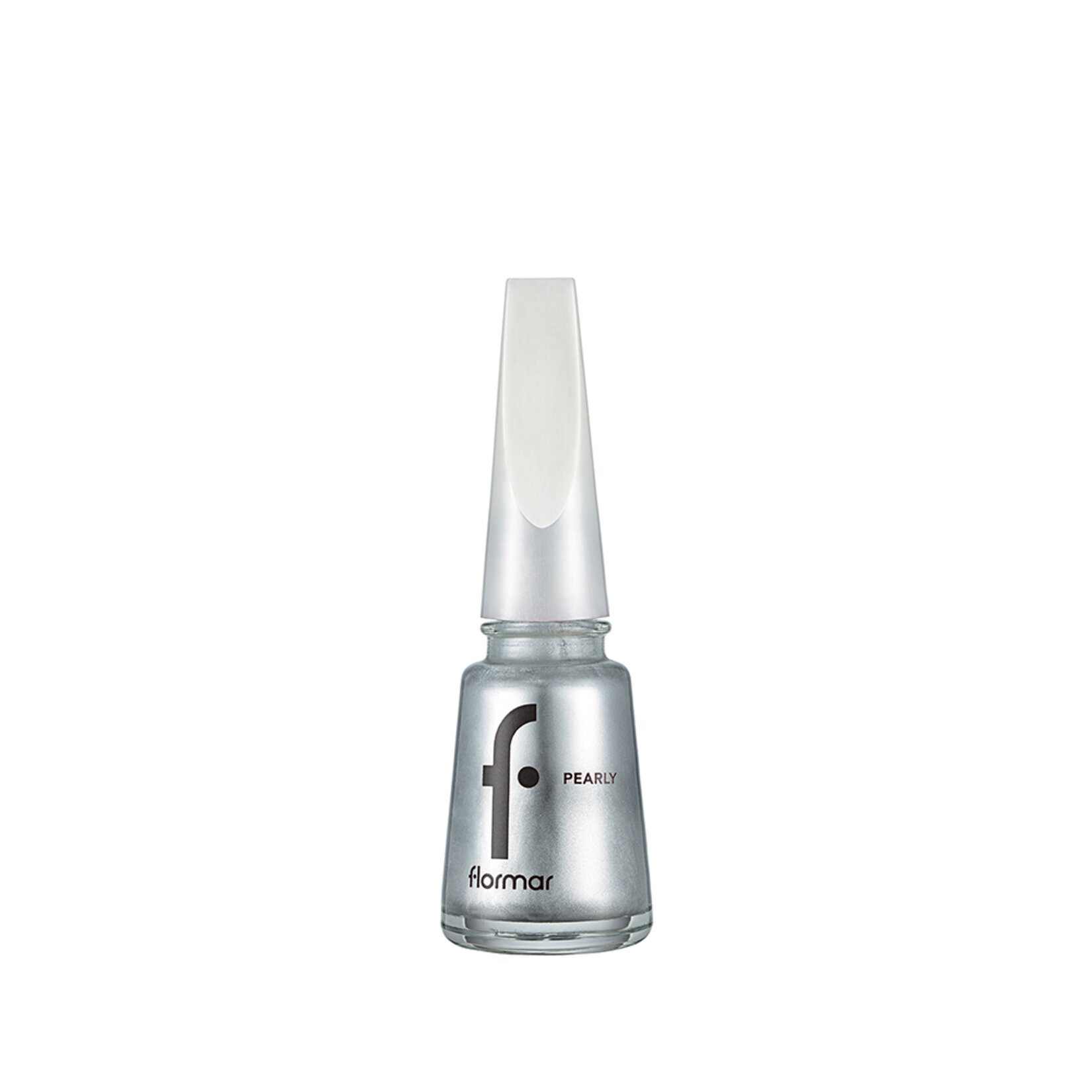 Flormar Pearly Yoğun Işıltı Veren Yarı Saydam Bazlı Sedefli Oje - 390 Stylish Silver (New) - Görsel 1
