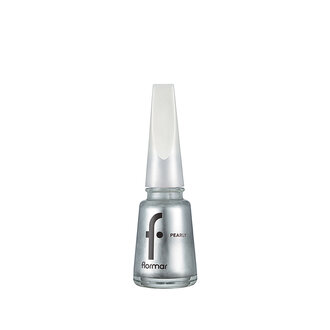 Flormar Pearly Yoğun Işıltı Veren Yarı Saydam Bazlı Sedefli Oje - 390 Stylish Silver (New)