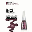 Flormar Pearly Yoğun Işıltı Veren Yarı Saydam Bazlı Sedefli Oje - 418 Chrome Purple (New) - Görsel 4