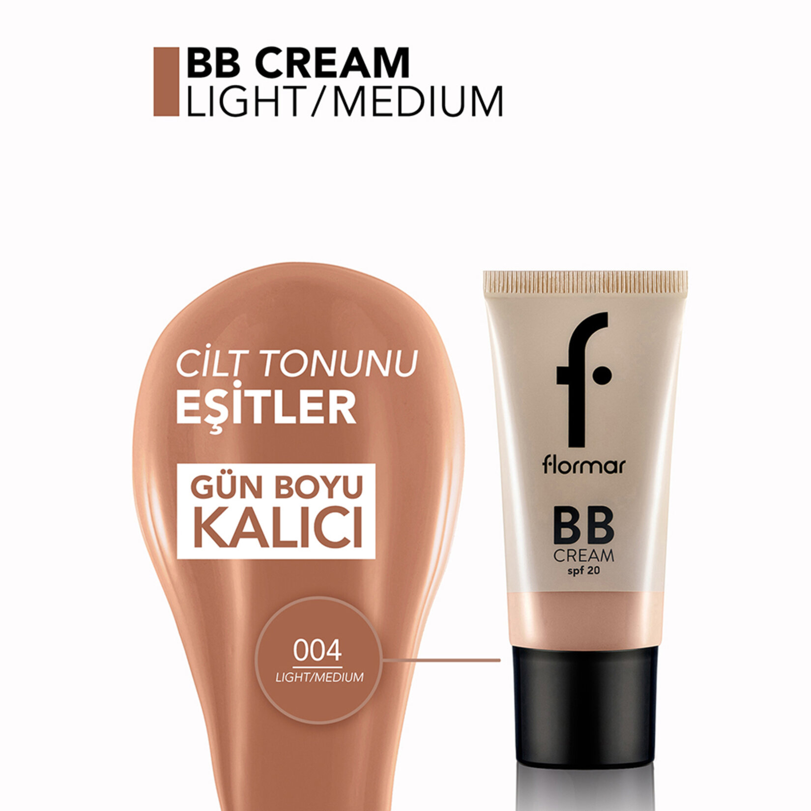Flormar  BB Krem Fondöten - 04 Light/Medium - Görsel 4