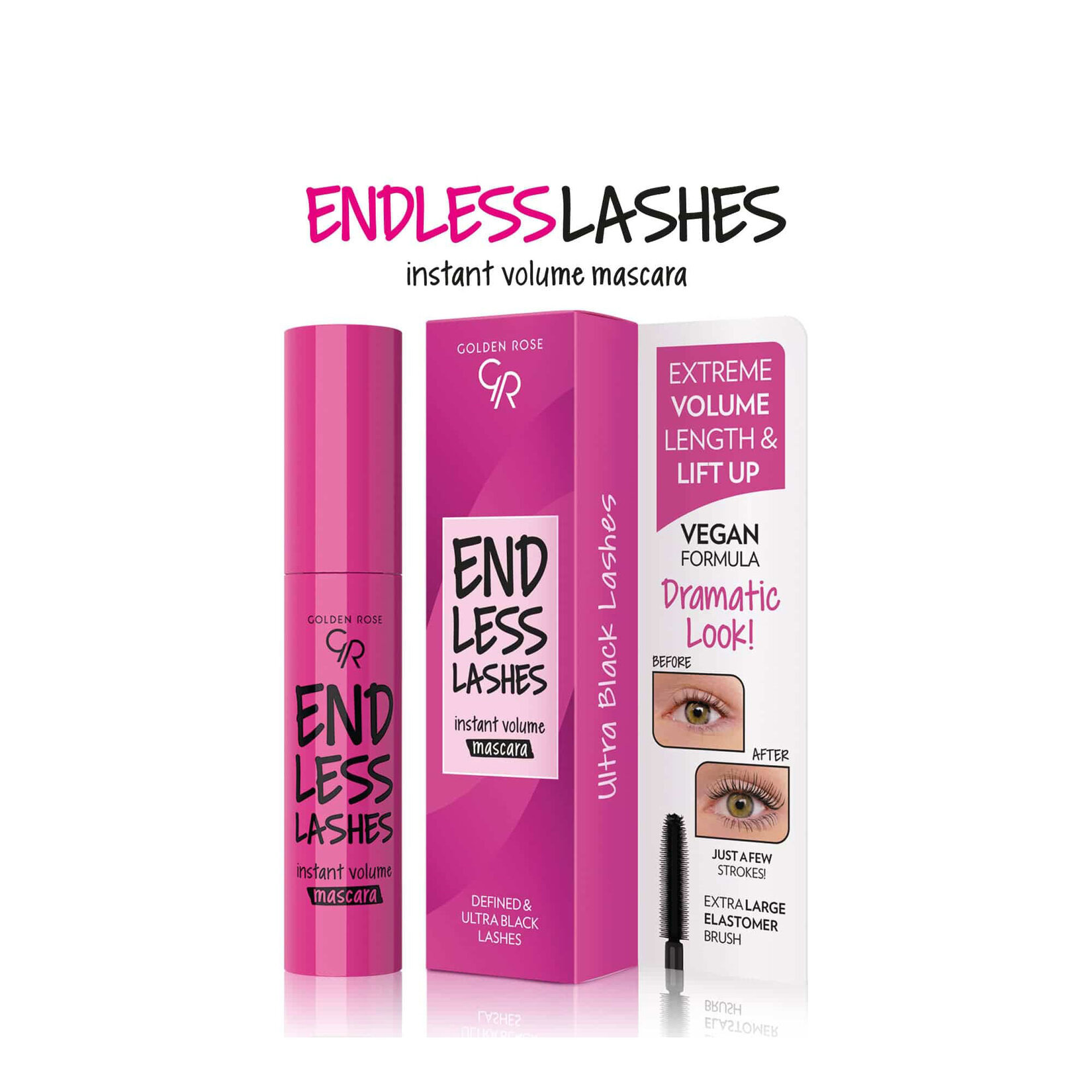 Golden Rose Endless Lashes Mascara - Görsel 5