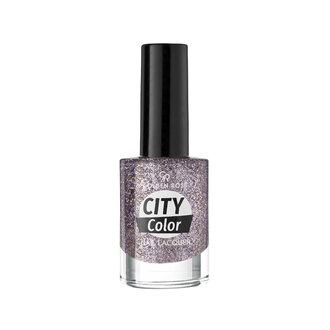 Golden Rose City Color Nail Lacquer Glitter No:102