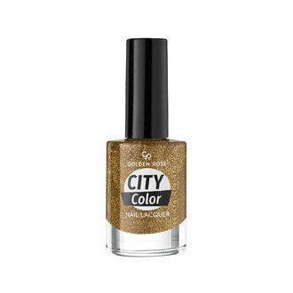 Golden Rose City Color Nail Lacquer Glitter No:103