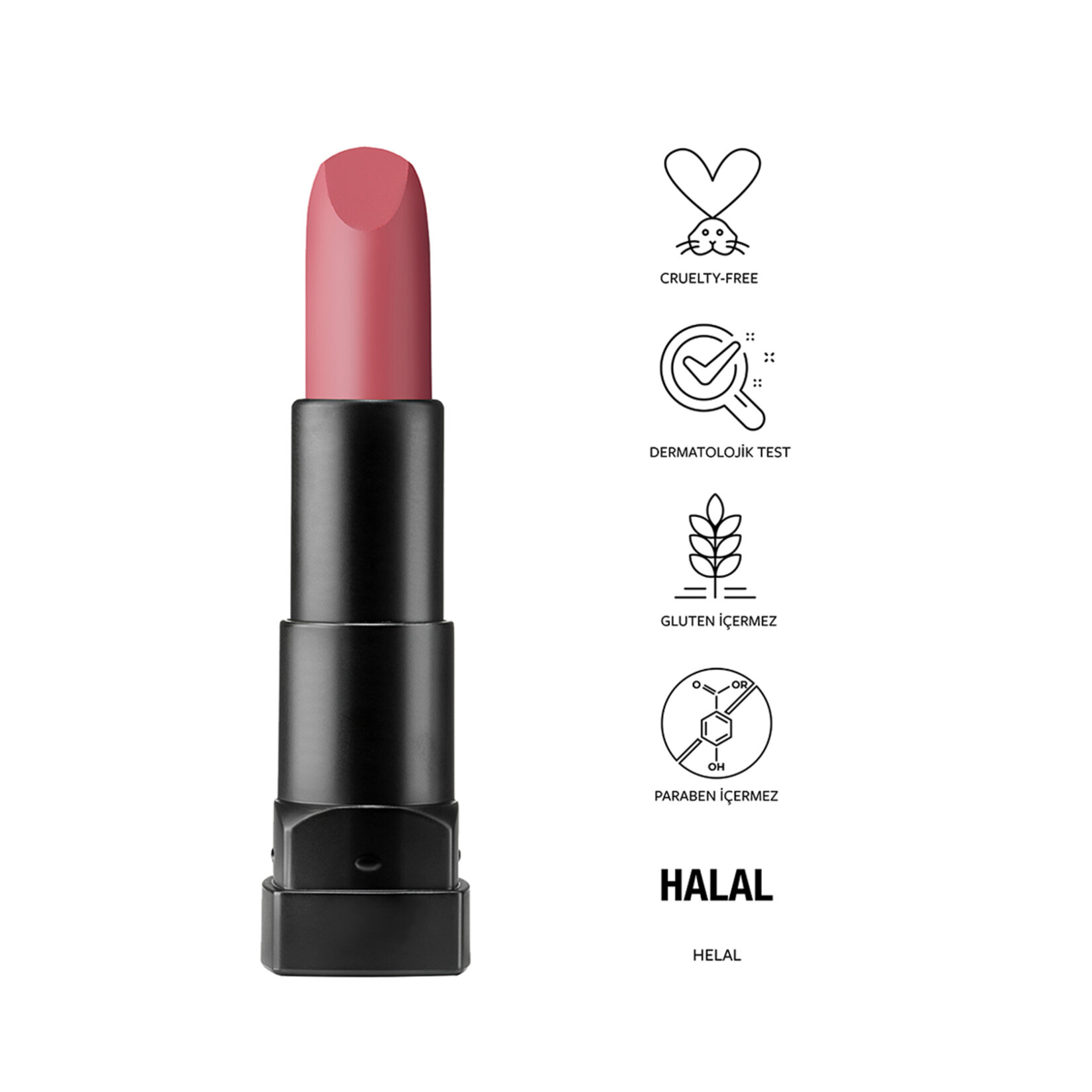 Pastel Matte Lipstick - Mat Ruj 551 Soft Rose - Görsel 2