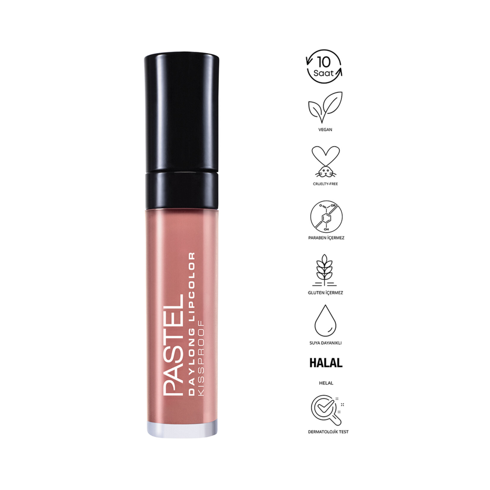 Pastel Daylong Lipcolor Kissproof - Likit Mat Ruj 20 - Görsel 3