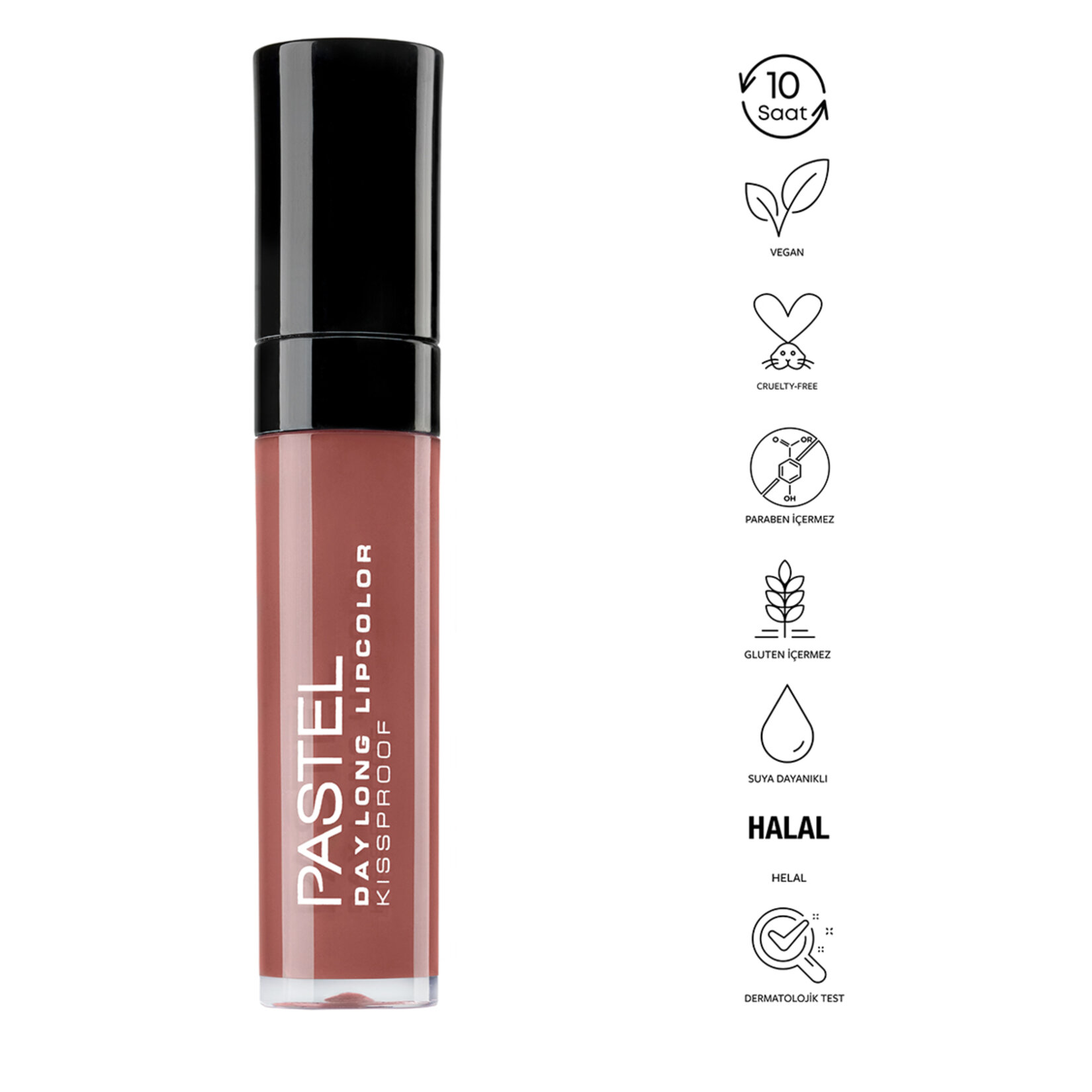 Pastel Daylong Lipcolor Kissproof - Likit Mat Ruj 45 - Görsel 3