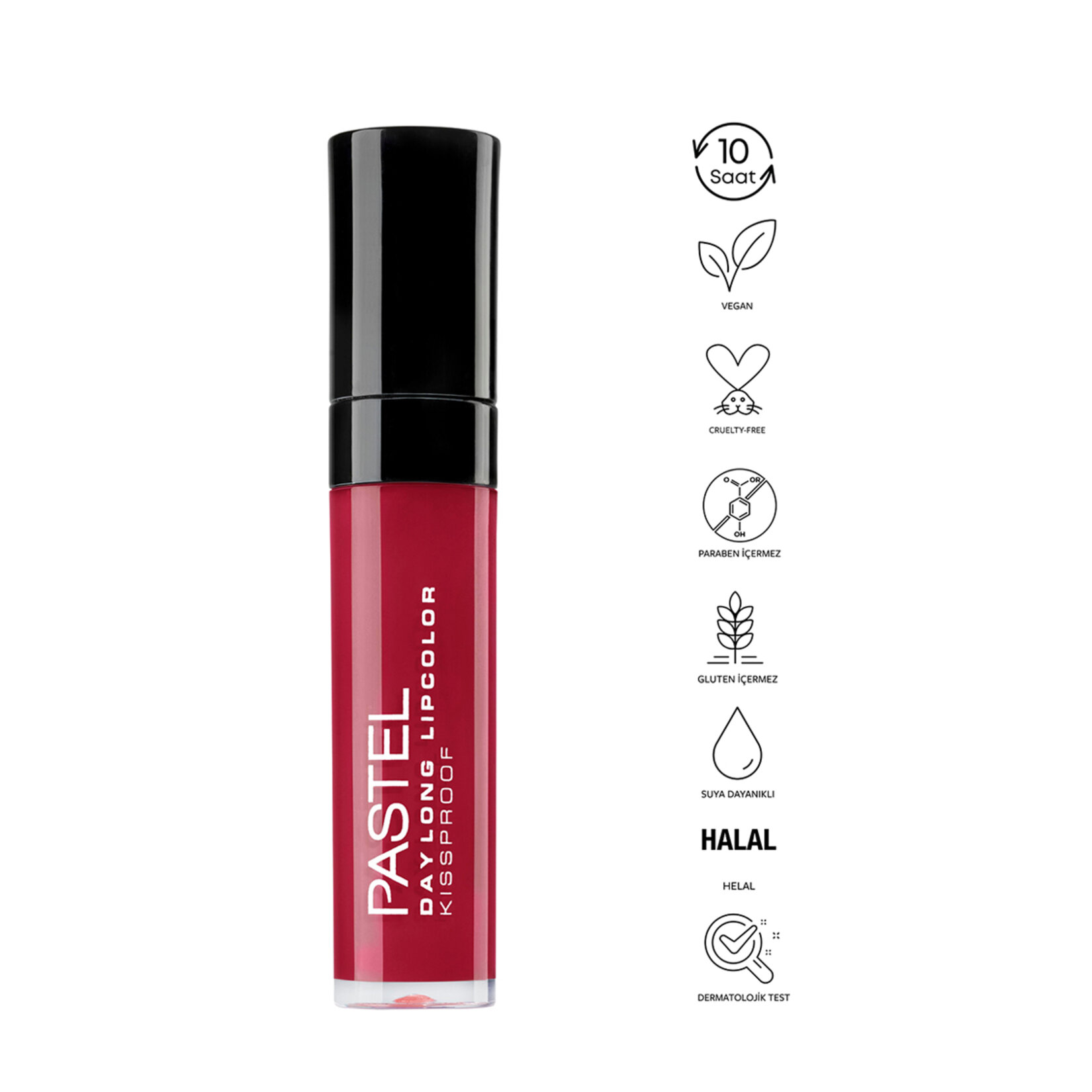 Pastel Daylong Lipcolor Kissproof - Likit Mat Ruj 48 - Görsel 4