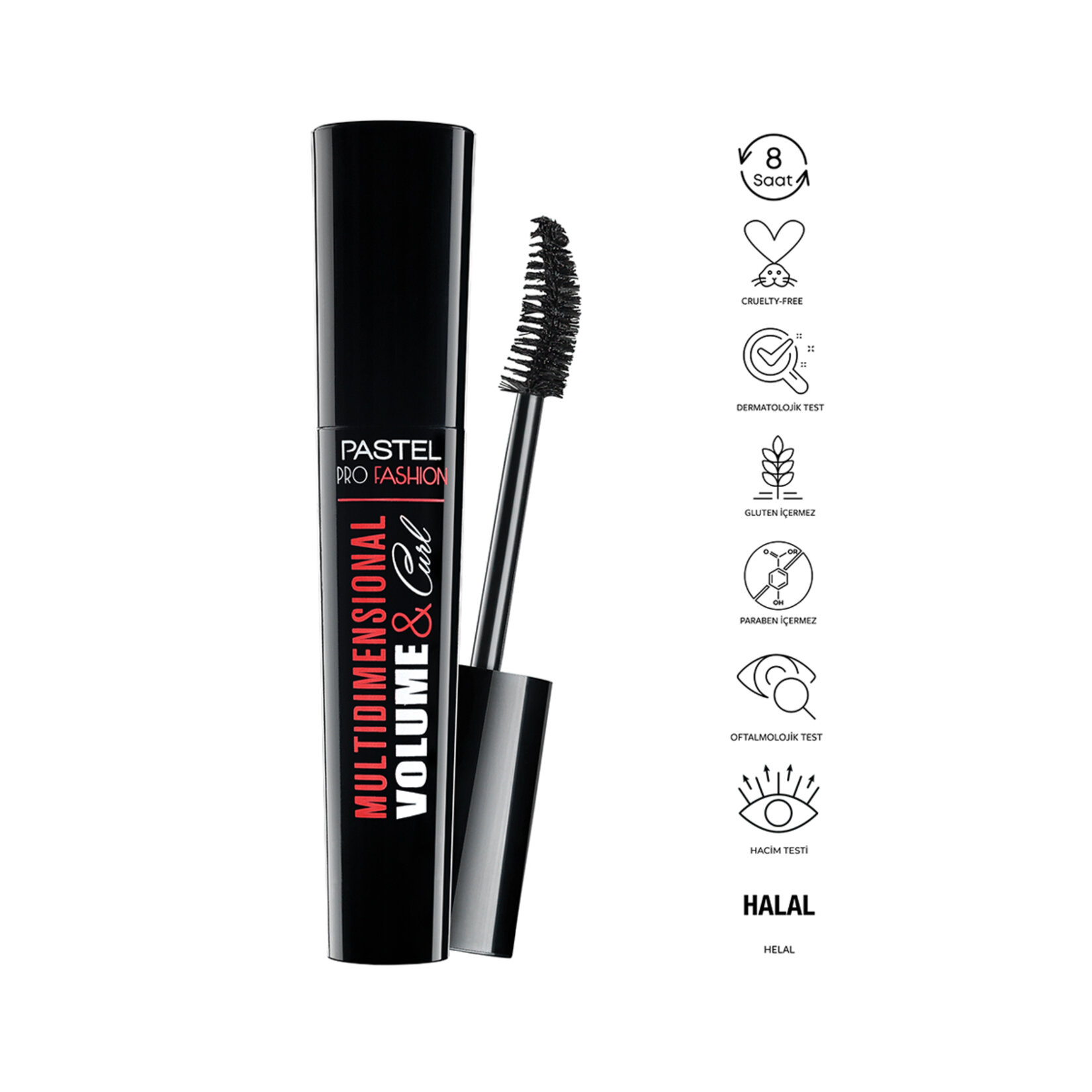 Pastel Multidimensional Volume & Curl Maskara - Görsel 5