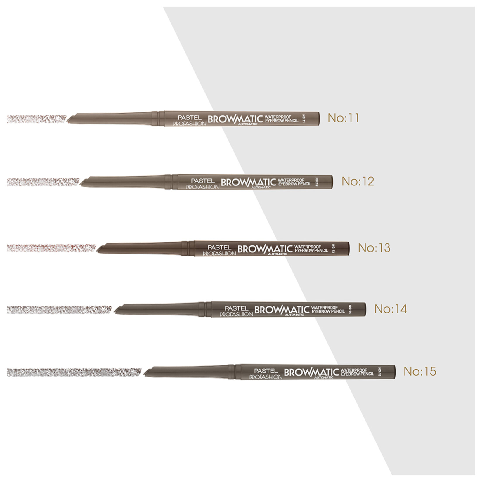 Pastel Browmatic Waterproof Eyebrow Pencil - Kaş Kalemi 12 - Görsel 3