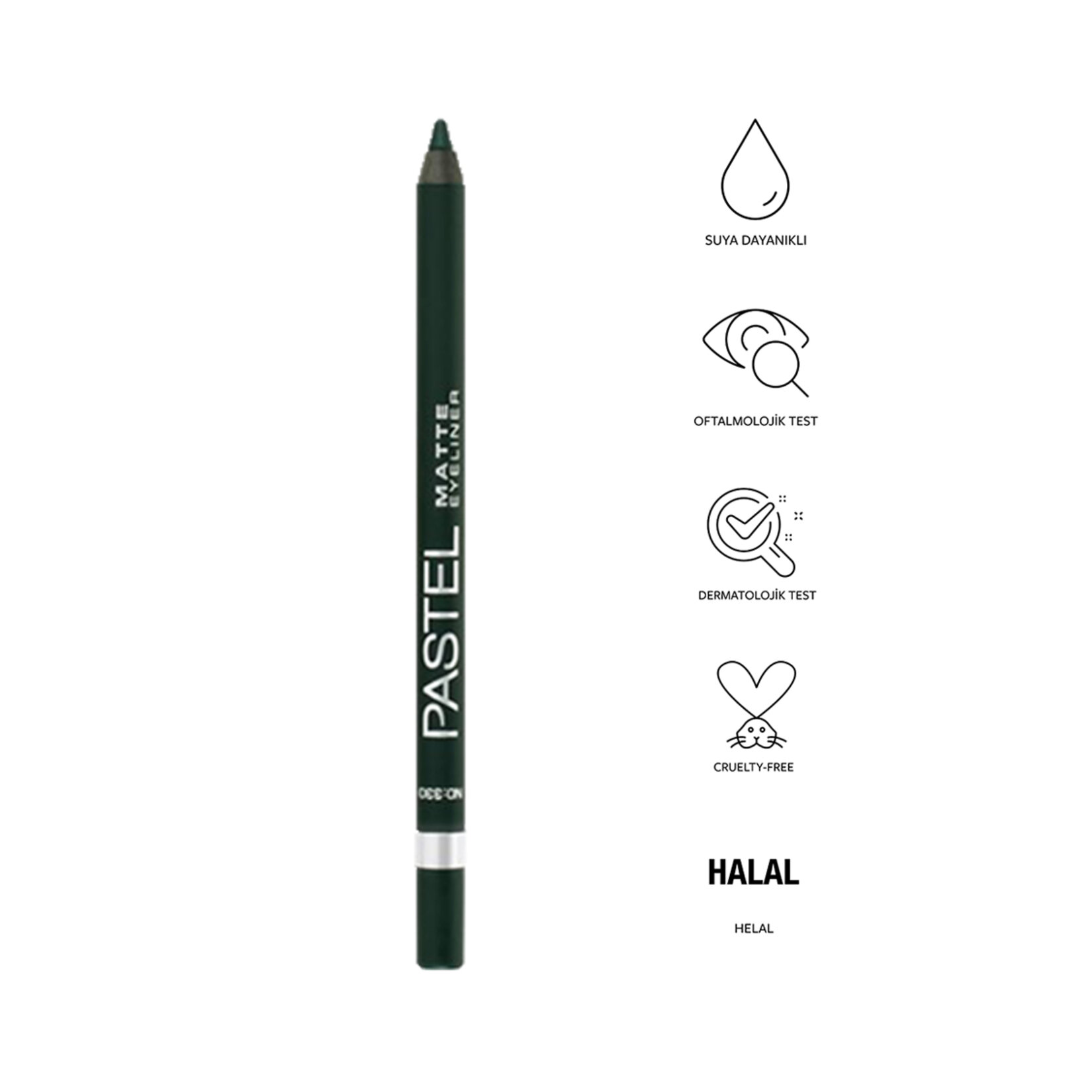 Pastel Matte Eyeliner - Mat Göz Kalemi 330 - Görsel 2