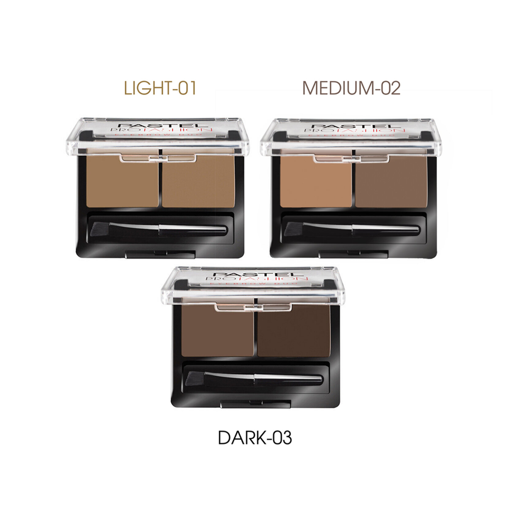 Pastel Eyebrow Duo - İkili Kaş Farı 01 Light - Görsel 3