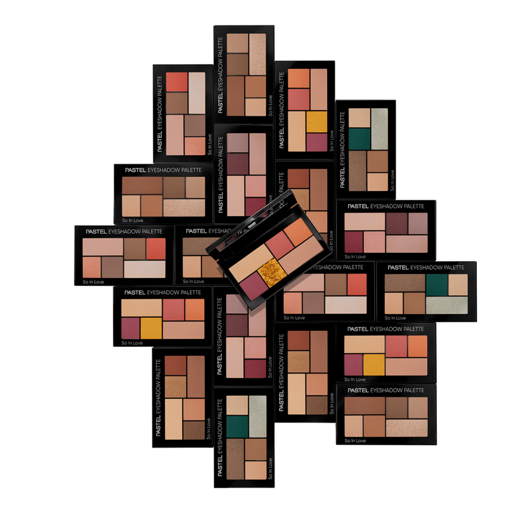 Pastel Eyeshadow Palette So In Love - Far Paleti 202 Nude Dress - Görsel 3