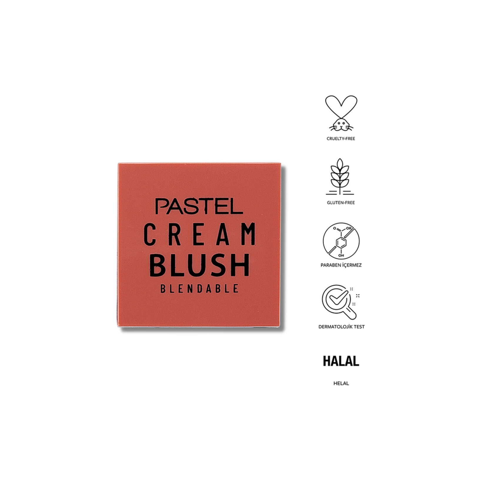 Pastel Cream Blush - Krem Allık 42 Rosery - Görsel 4