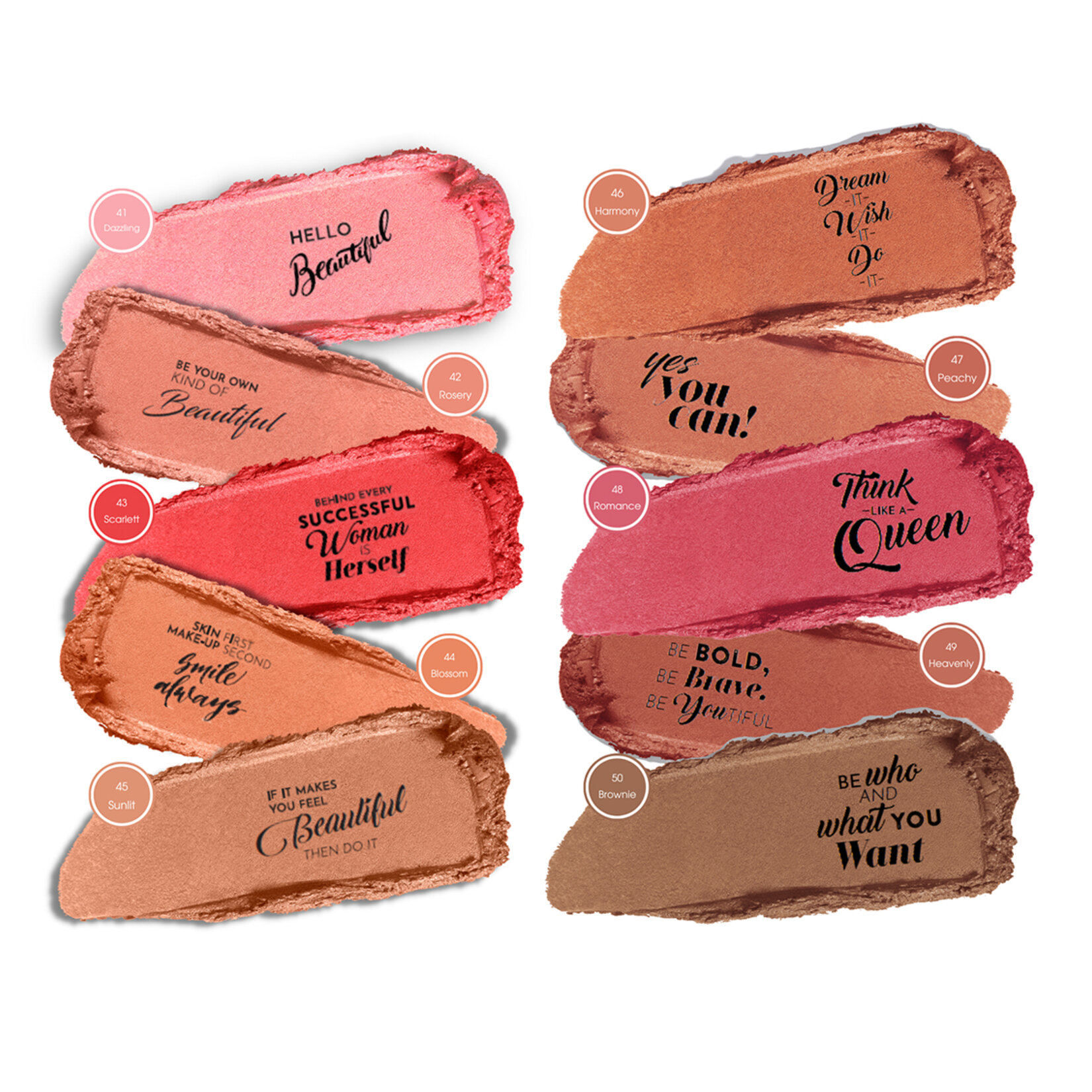 Pastel Cream Blush - Krem Allık 43 Scarlett - Görsel 3